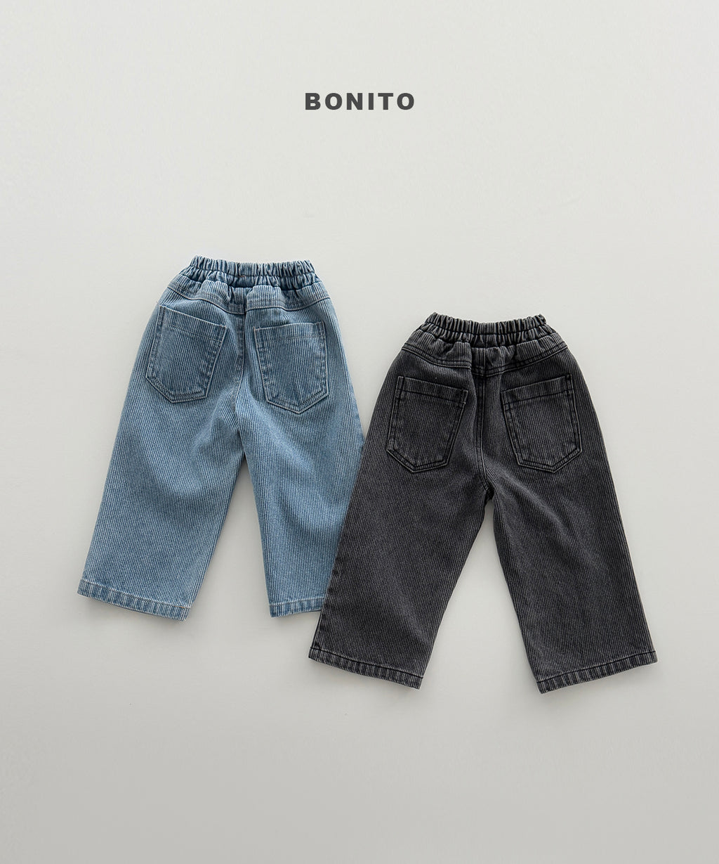 Corduroy Denim Pants
