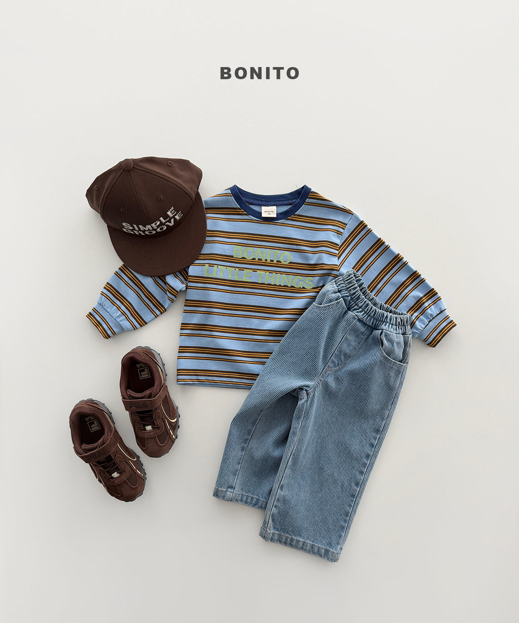 Corduroy Denim Pants