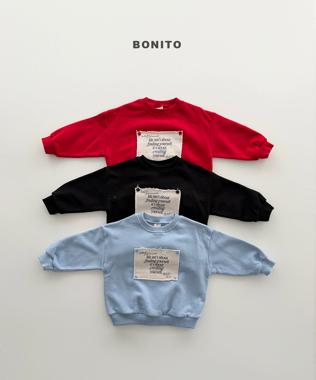 Remember Button Sweatshirt