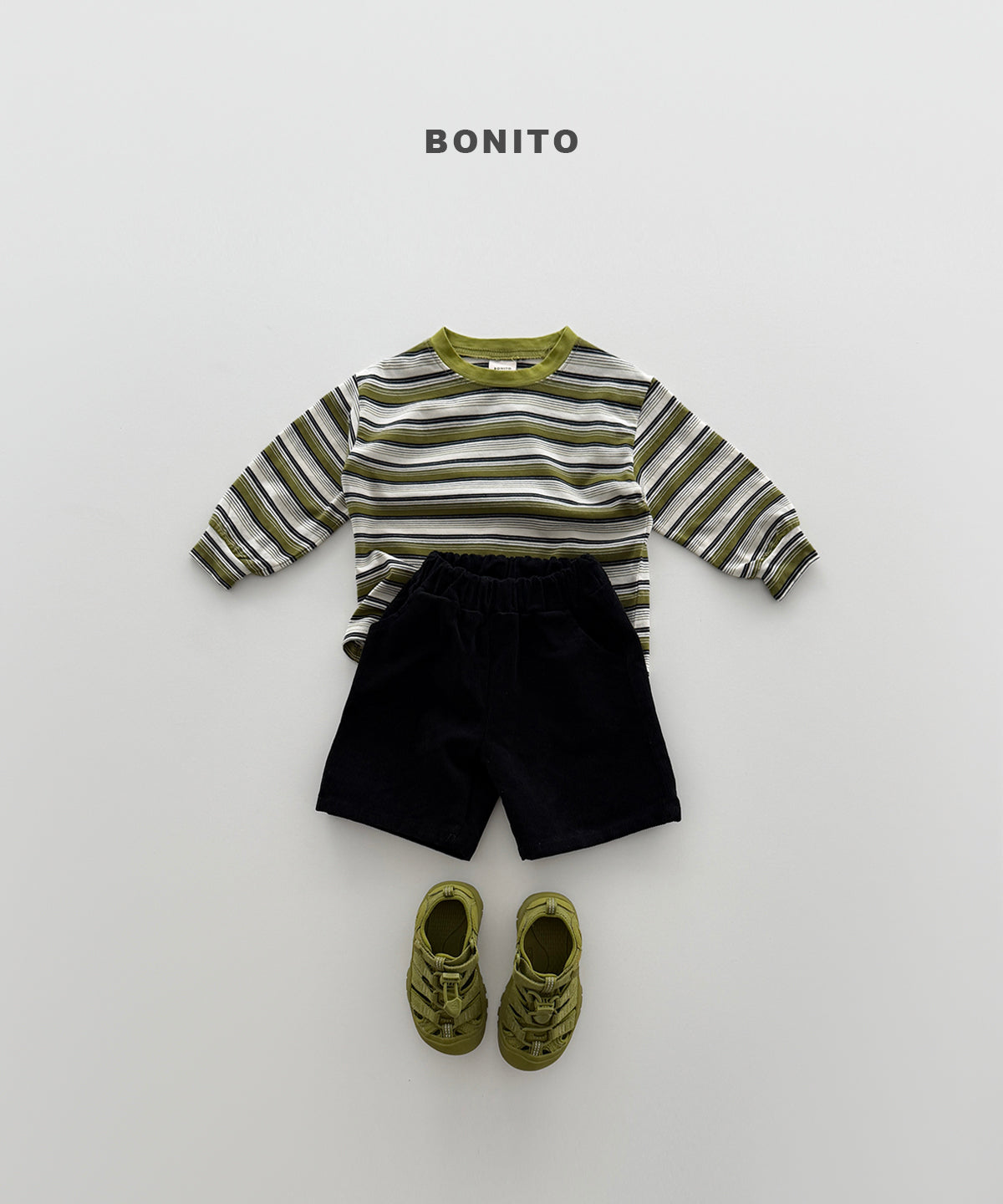 Track Stripe Shirred Tee