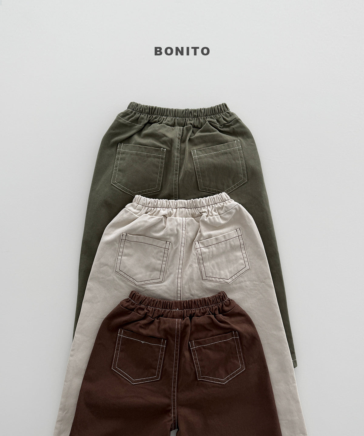 Stitch Cotton Pants