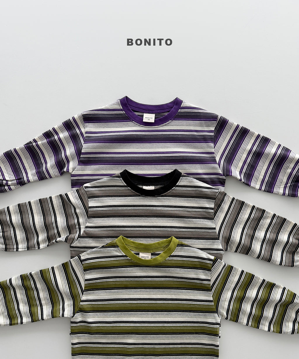 Track Stripe Shirred Tee