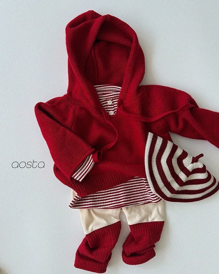 knit cookie hoodie