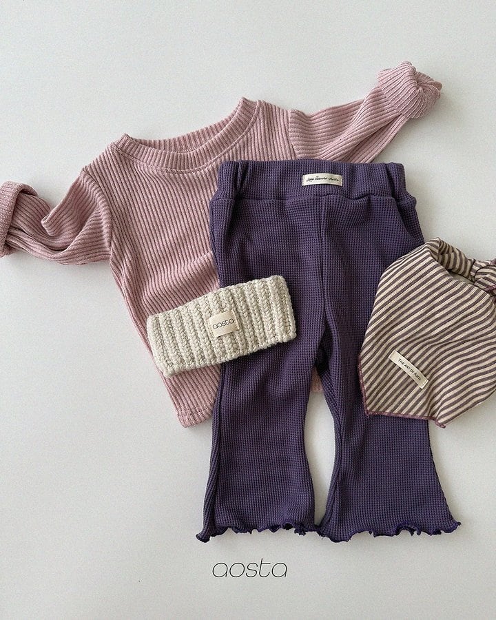 jelly waffle pants