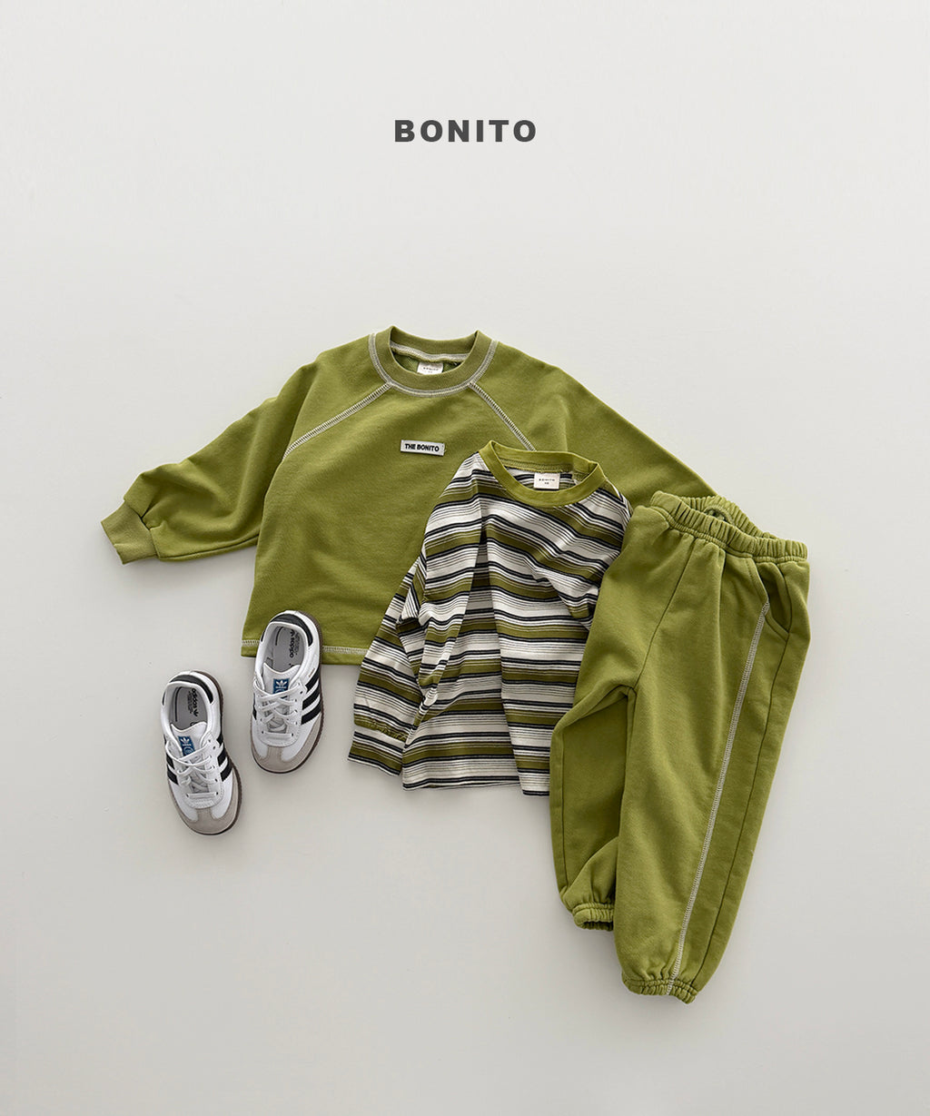 Track Stripe Shirred Tee