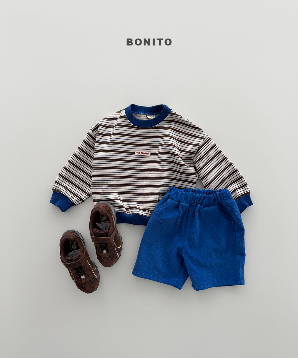 Peeling Stripe Sweatshirt