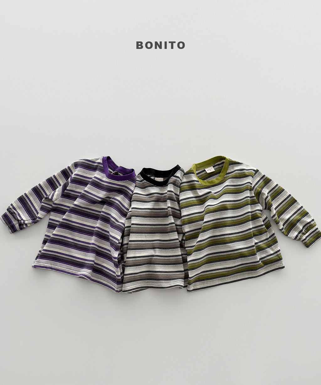 Track Stripe Shirred Tee