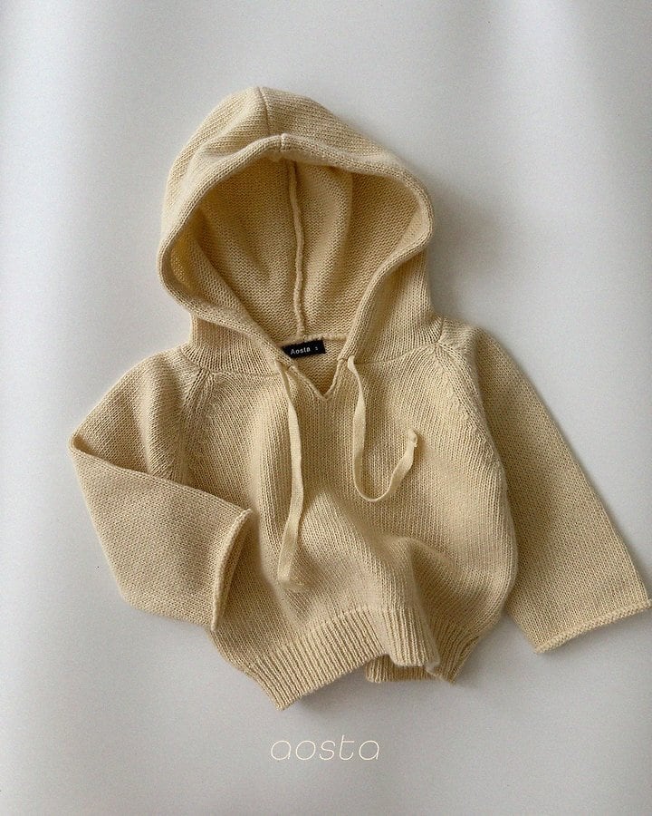 knit cookie hoodie