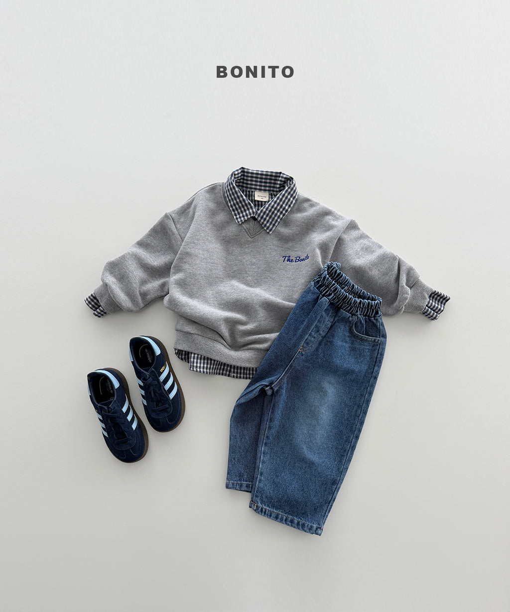 V-neck sweatshirt
