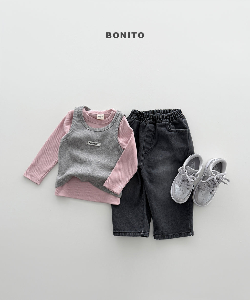 Color Ribbed Tee