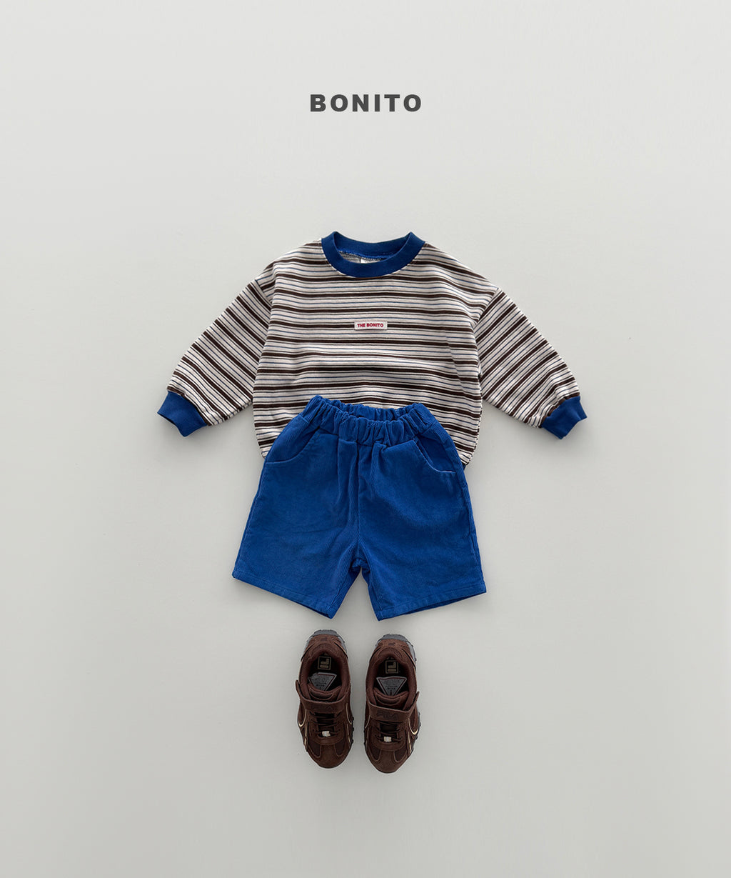 Peeling Stripe Sweatshirt