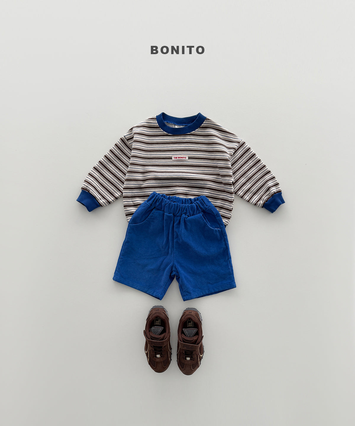 Peeling Stripe Sweatshirt