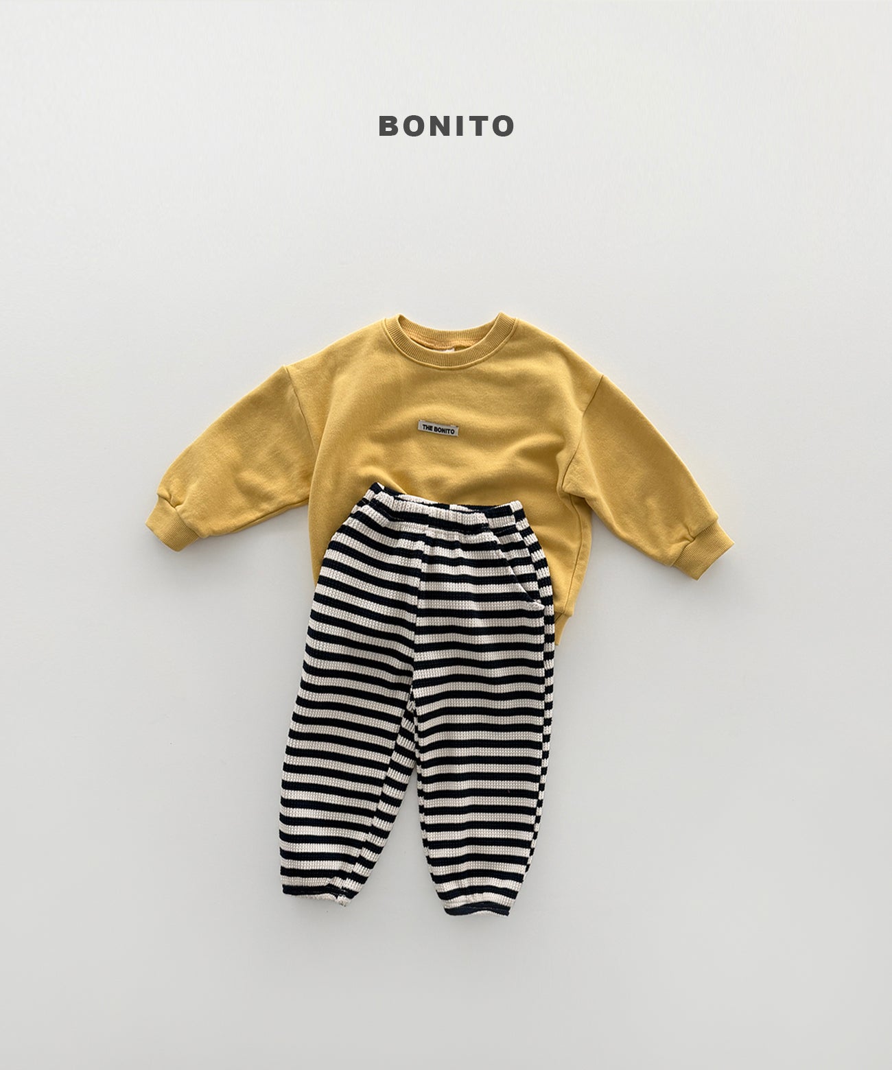 Waffle Stripe Jogger Pants