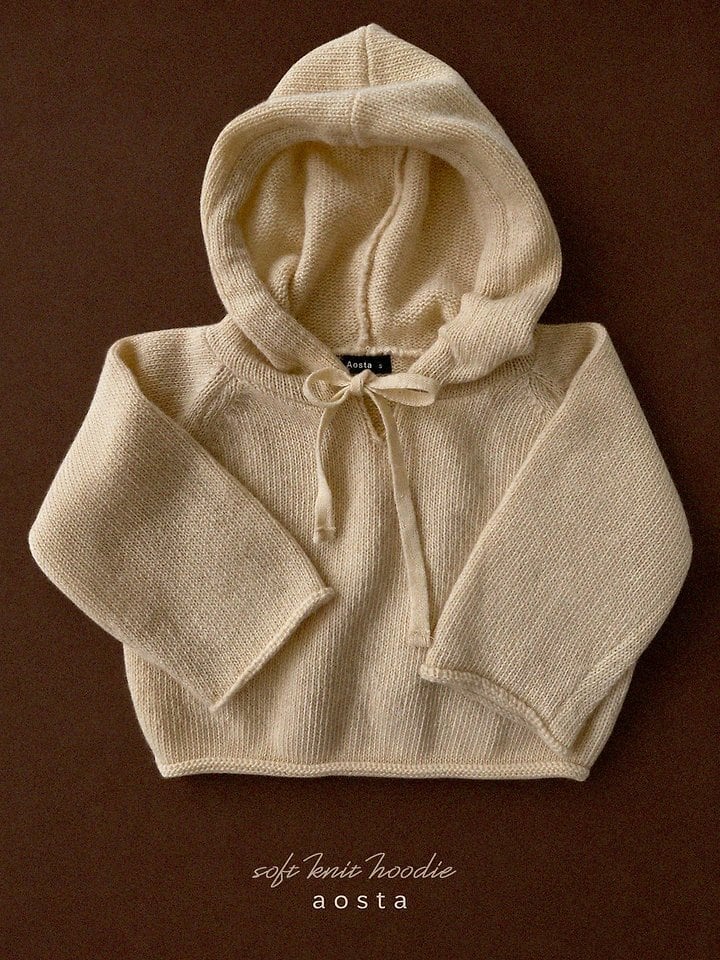knit cookie hoodie