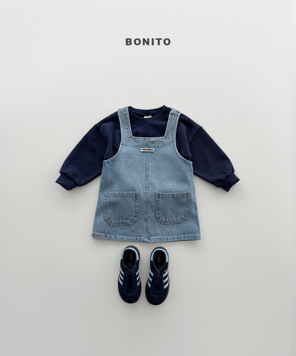 Corduroy Denim One-piece