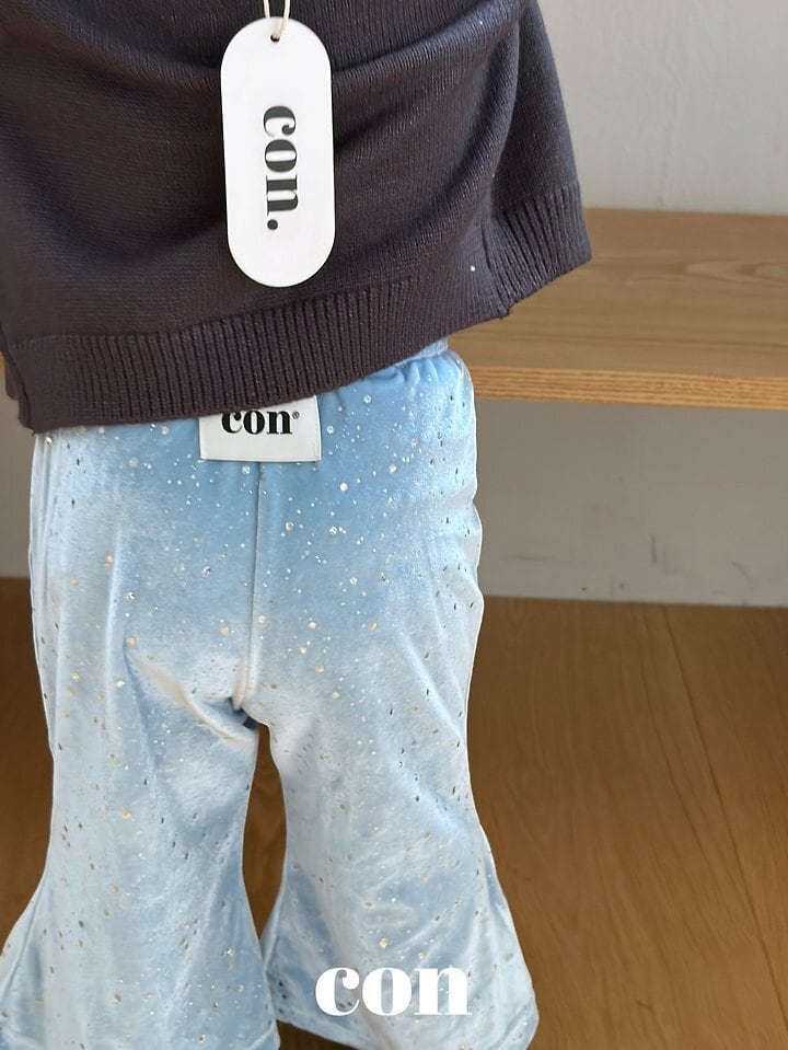 con sparkling velvet pants