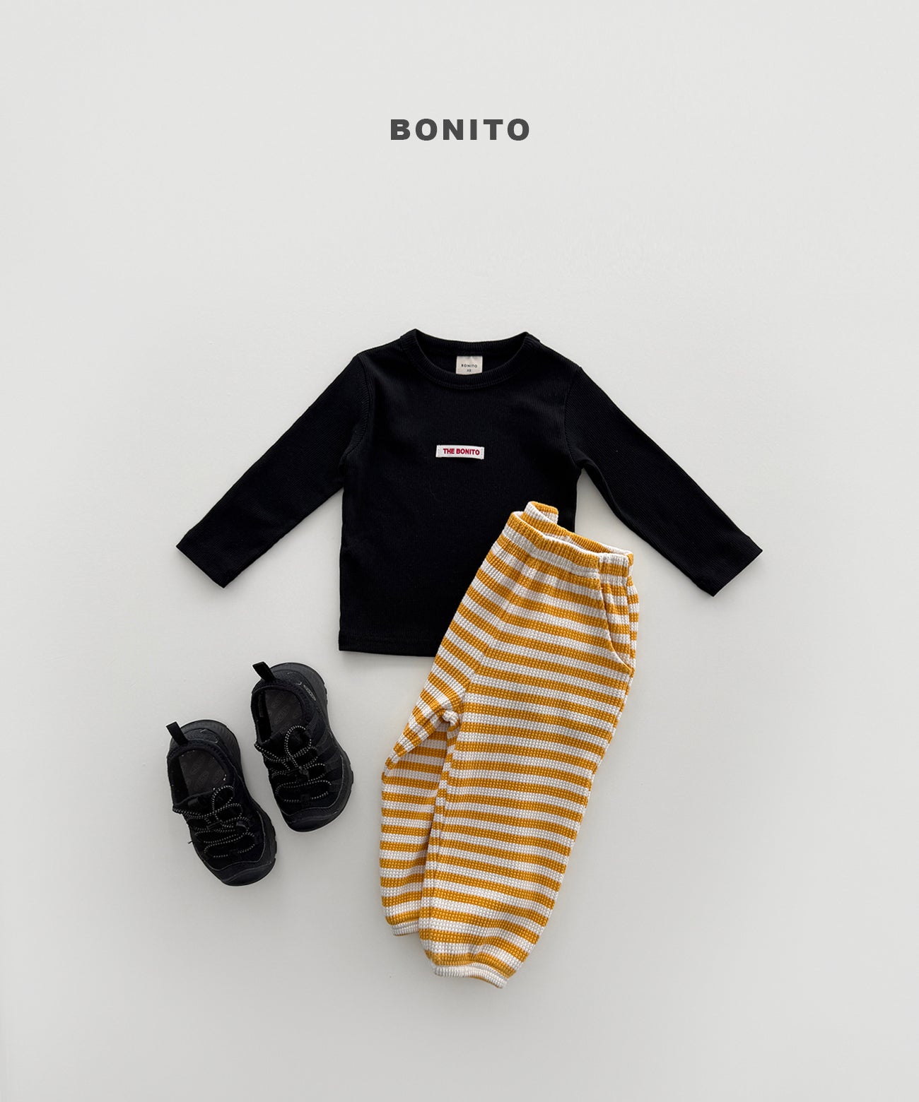 Waffle Stripe Jogger Pants
