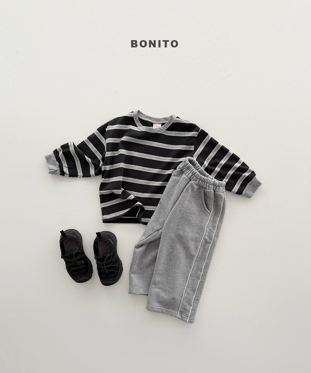 Haru Stripe Shirred Tee