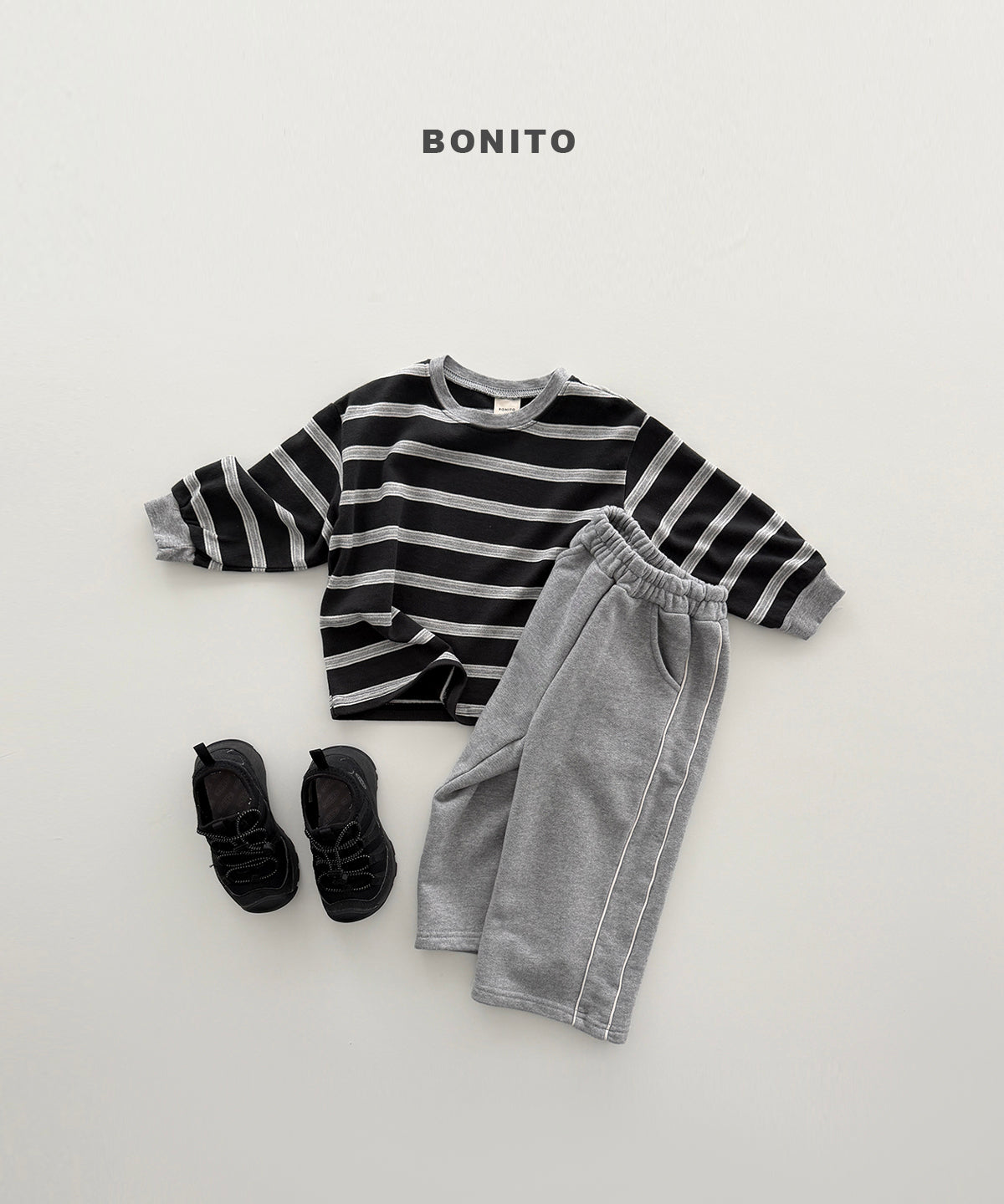 Haru Stripe Shirred Tee
