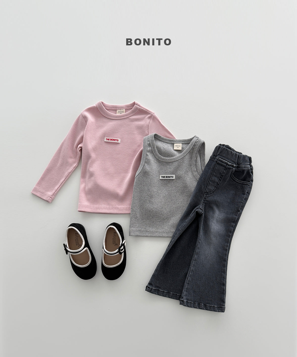 Bootcut Stretch Denim Pants