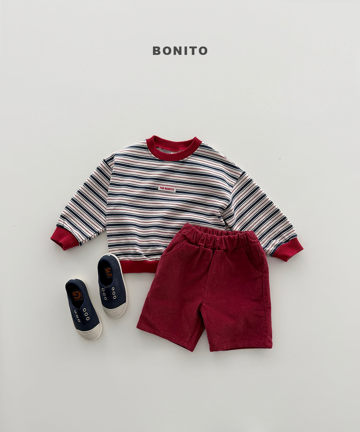 Peeling Stripe Sweatshirt