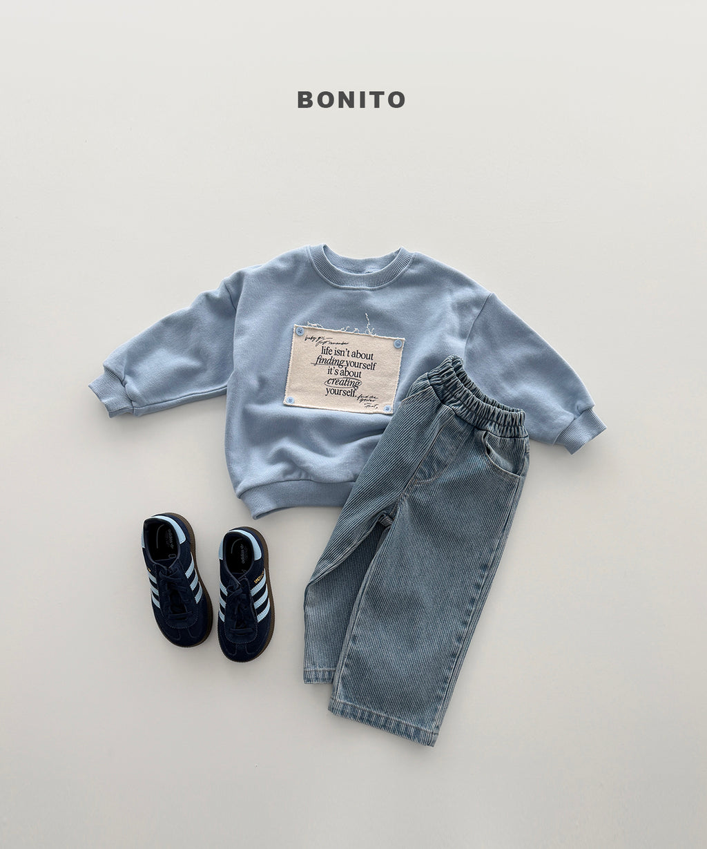 Remember Button Sweatshirt