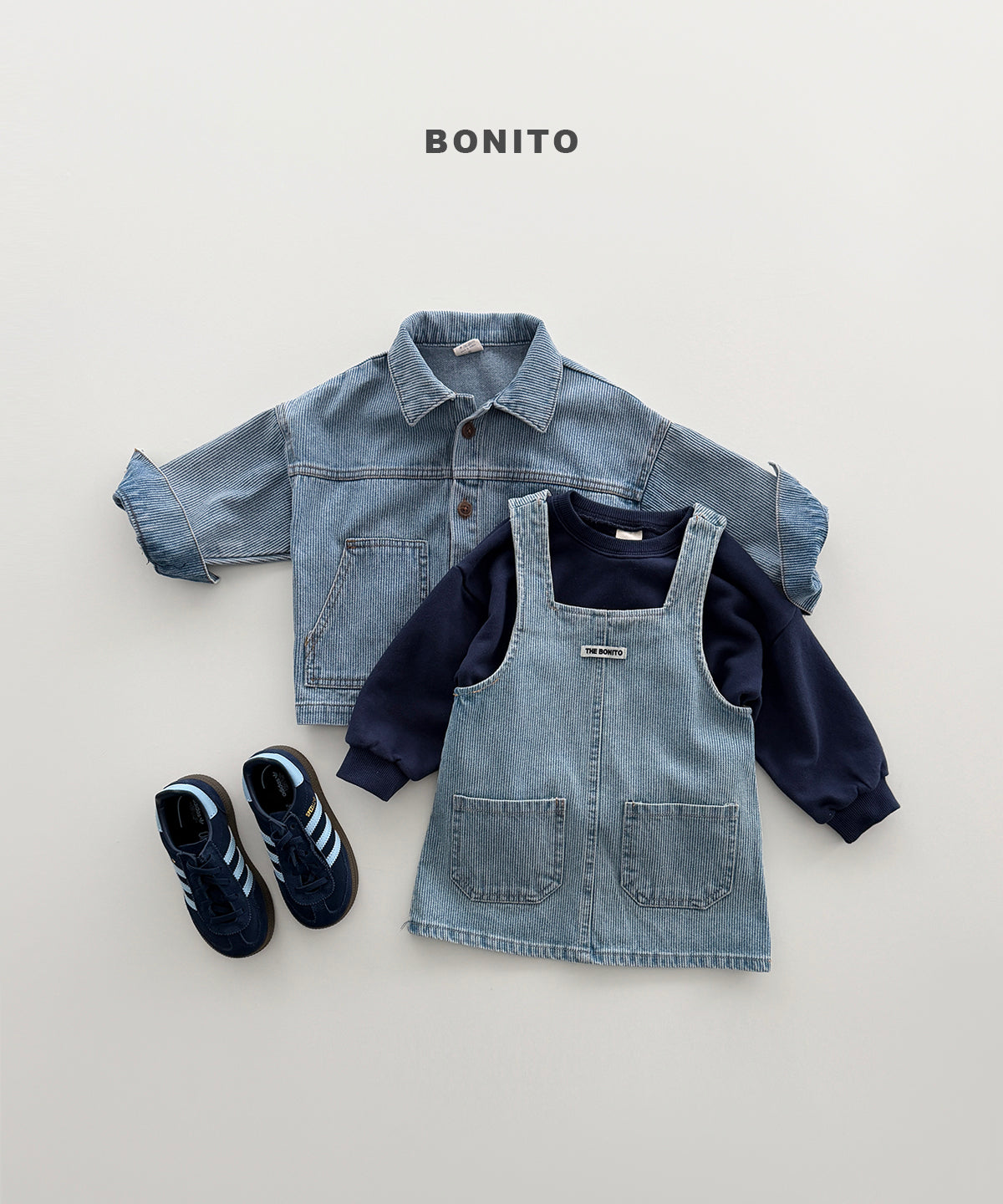 Corduroy Denim One-piece