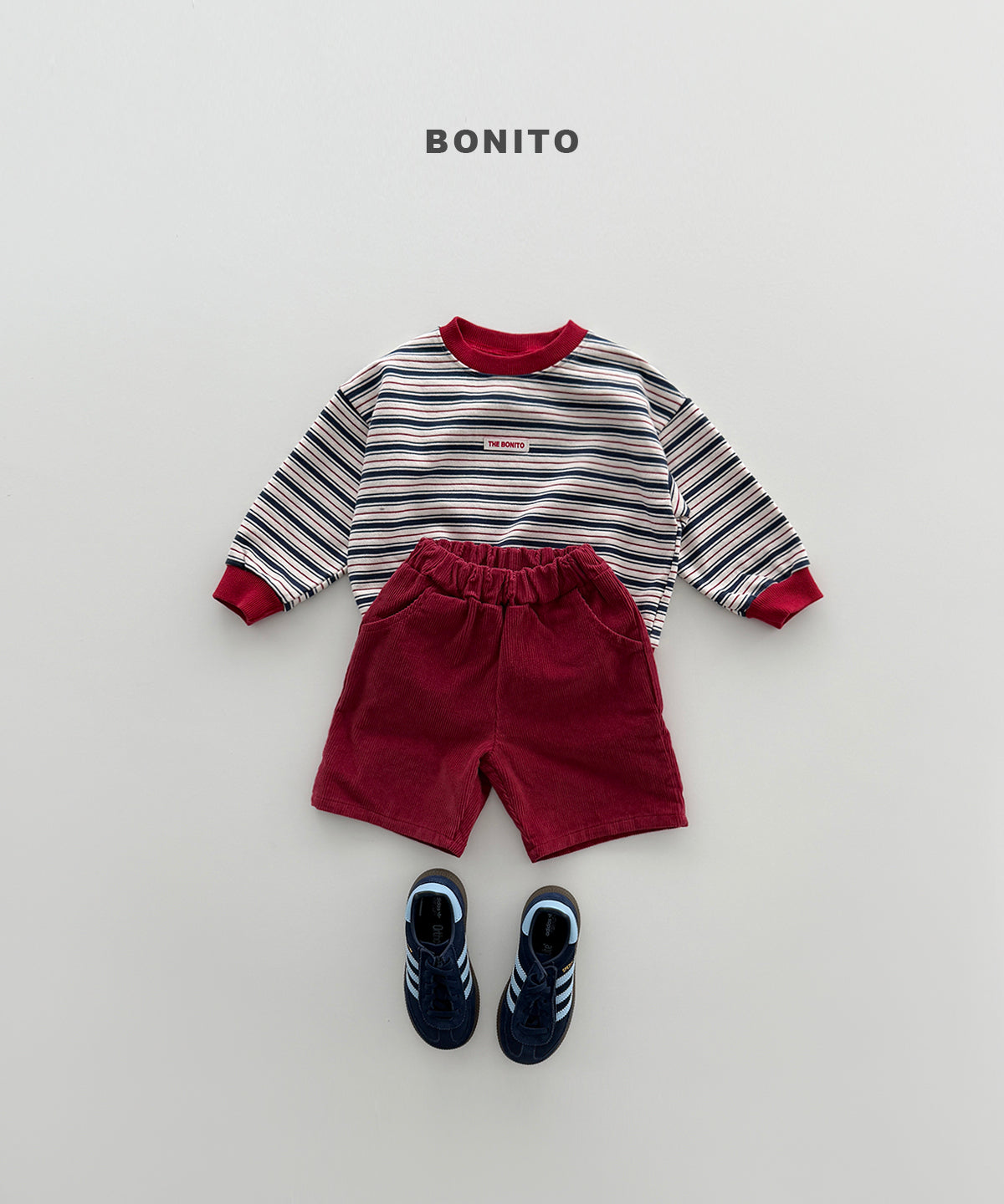 Peeling Stripe Sweatshirt