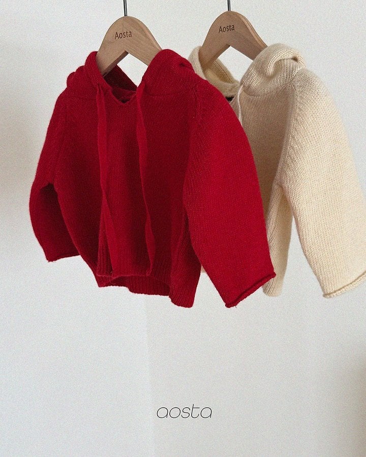 knit cookie hoodie
