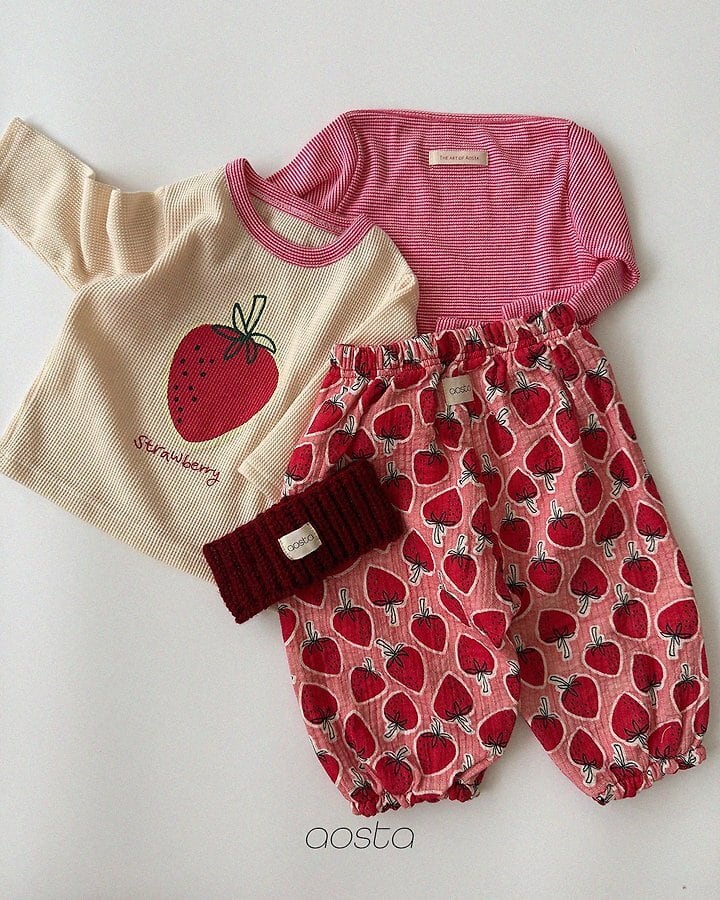 strawberry pants