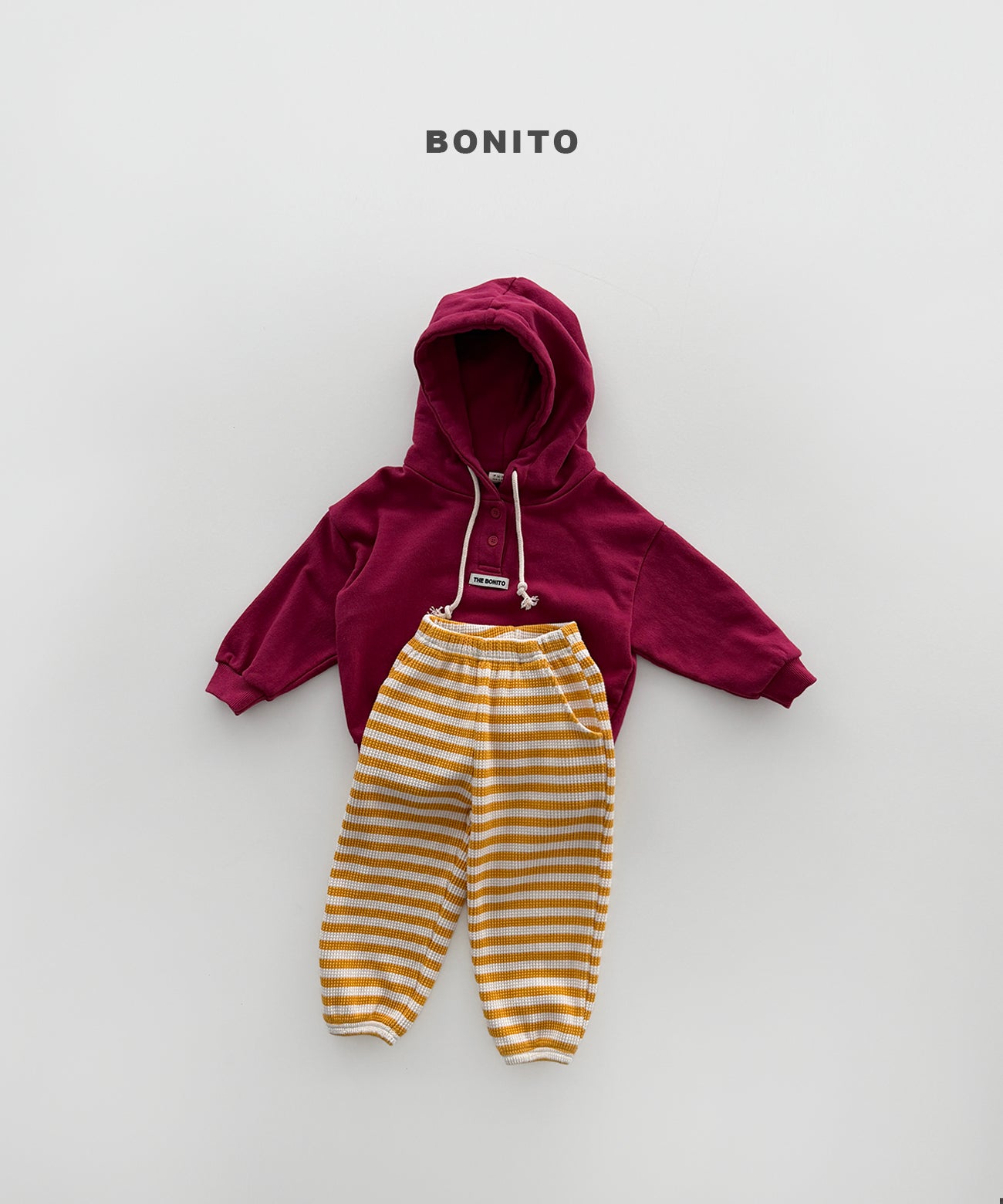 Waffle Stripe Jogger Pants