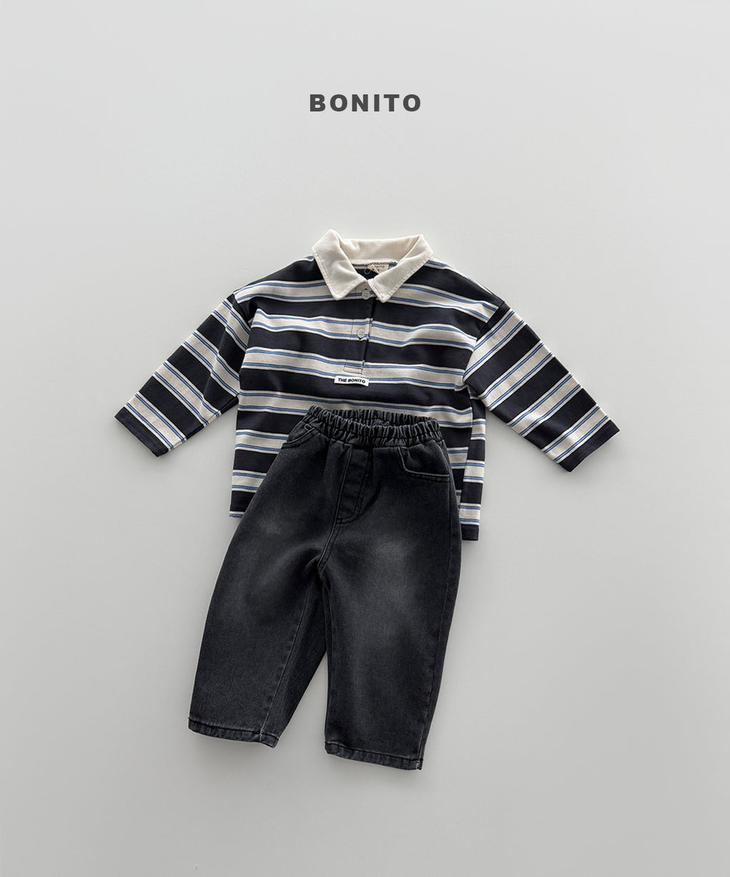 Stripe Collar Tee