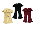 con frill pants