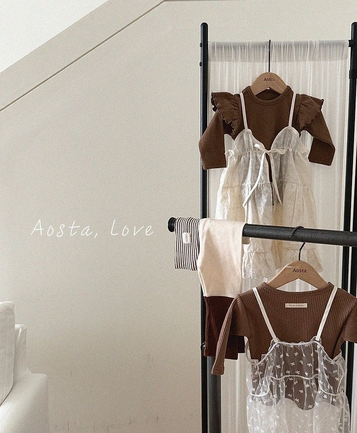lace ribbon open dress