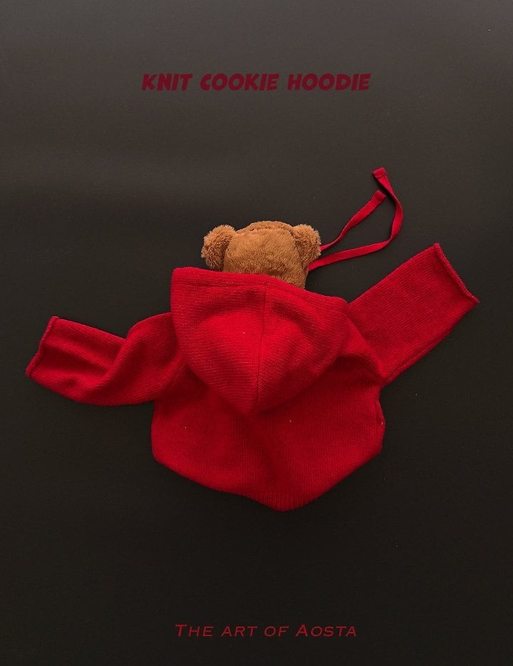 knit cookie hoodie
