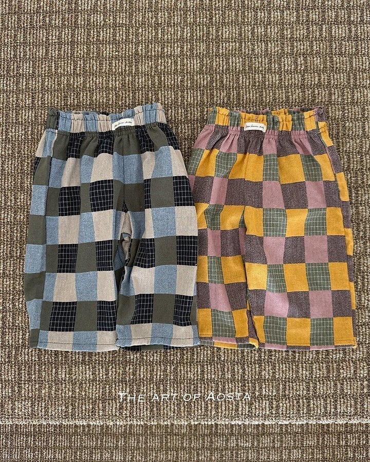 patchwork pants