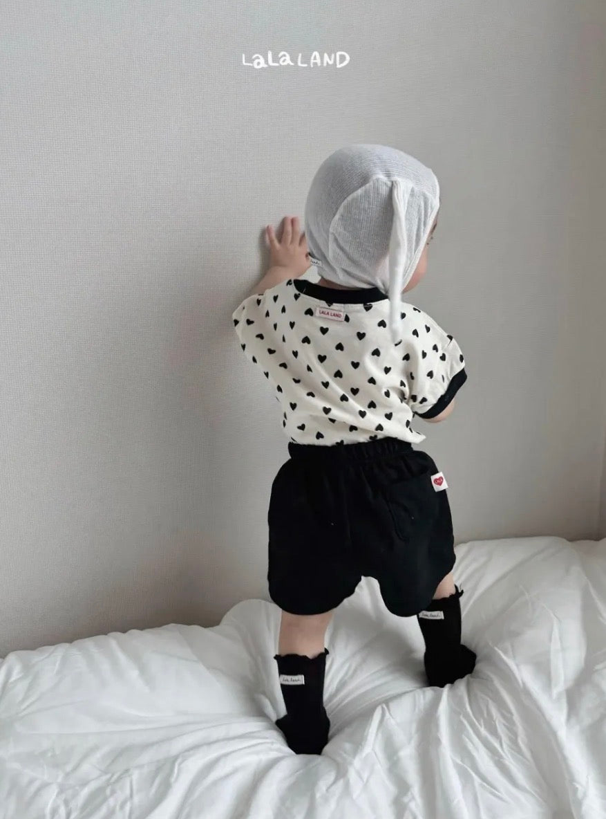 Heart tee & rompers