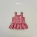 Gingham check dress