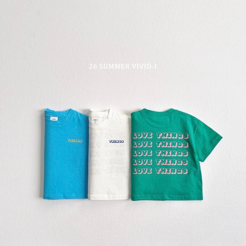 Love things short-sleeve T-shirt