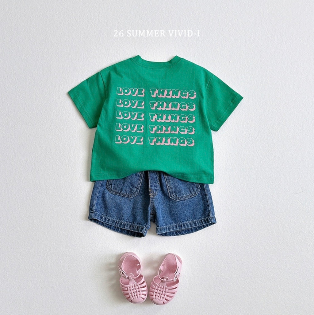 Love things short-sleeve T-shirt