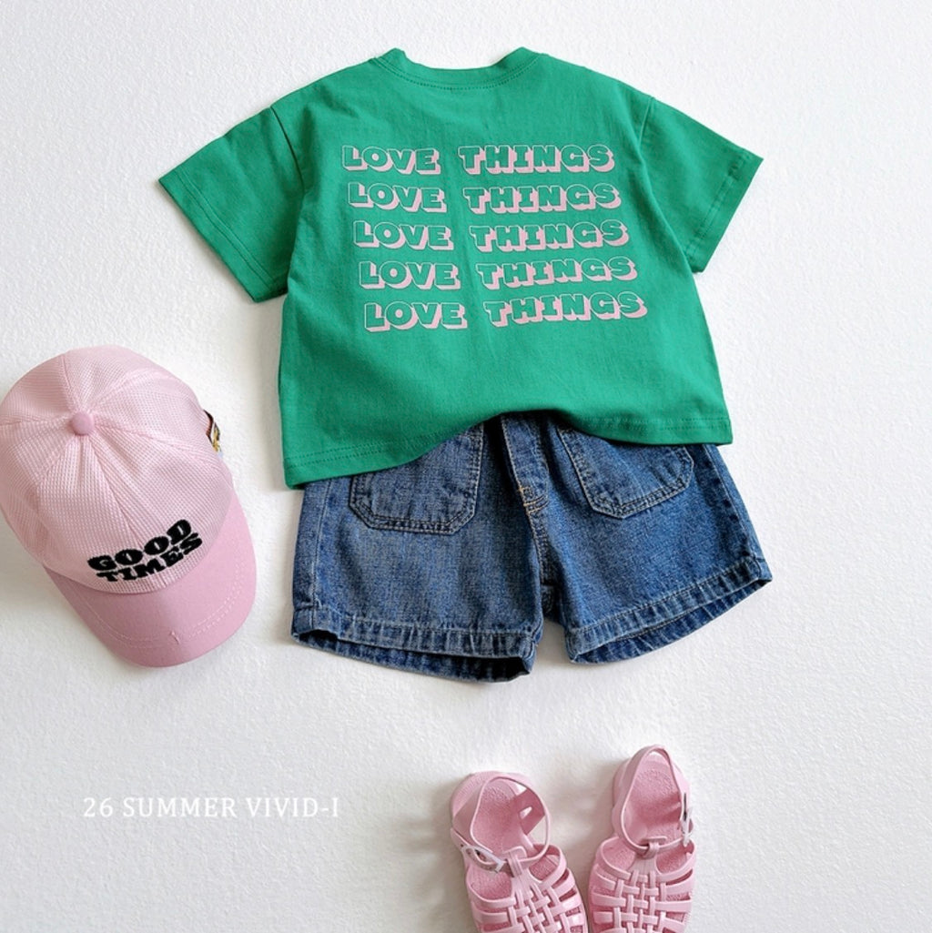 Love things short-sleeve T-shirt