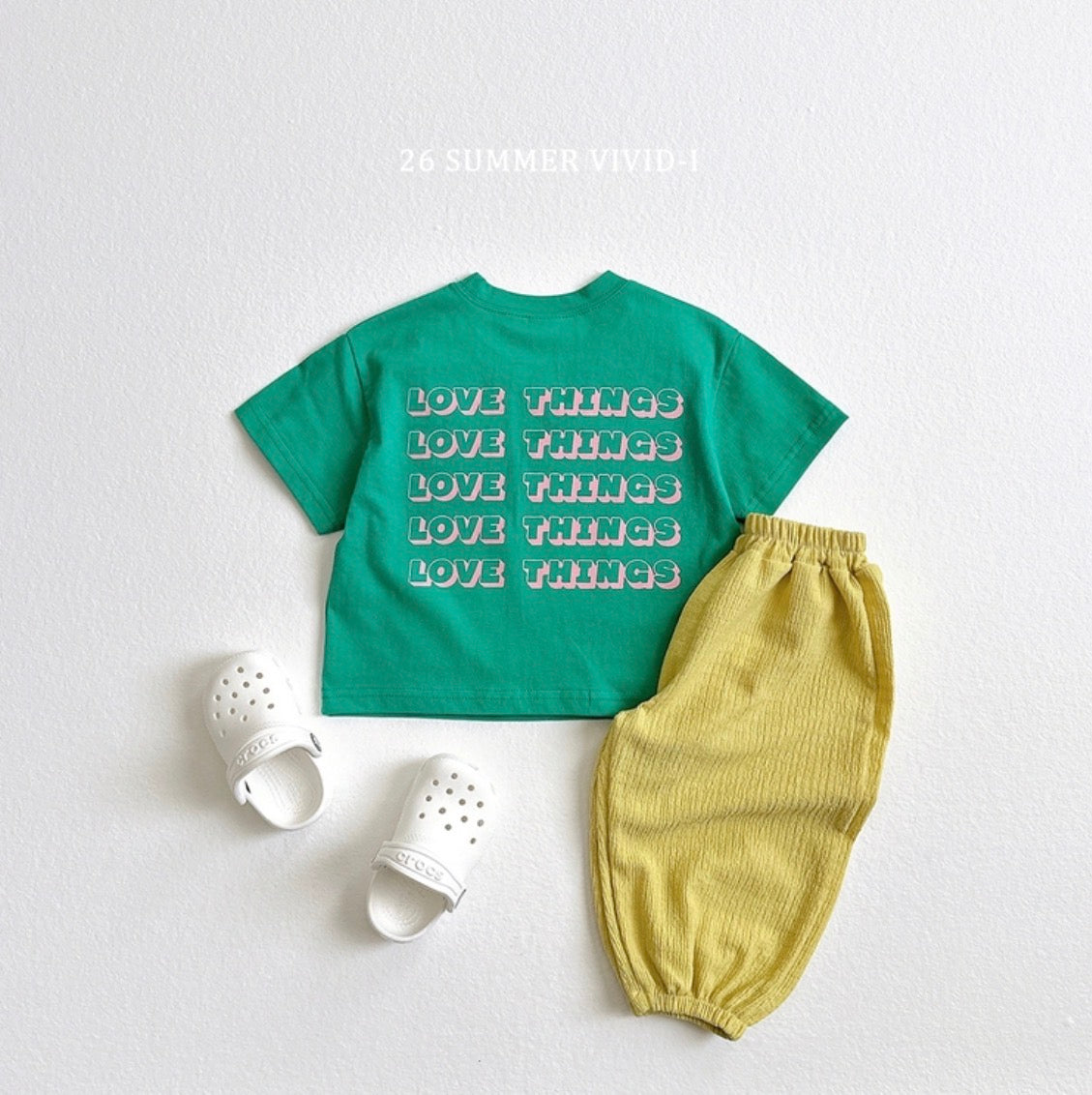 Love things short-sleeve T-shirt