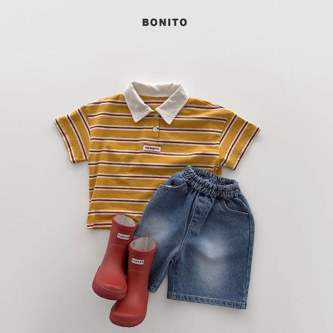 Ciel border polo shirt