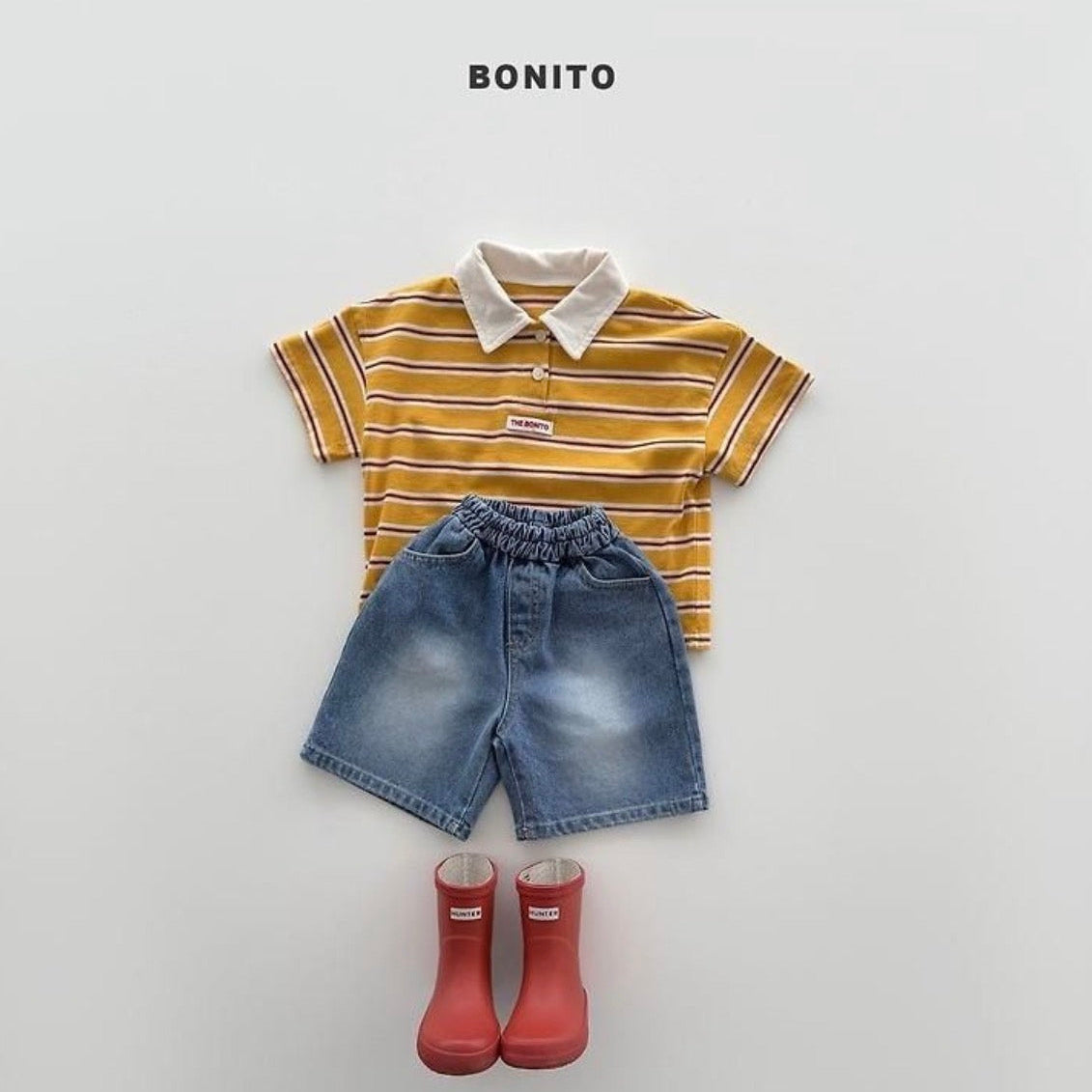 Ciel border polo shirt