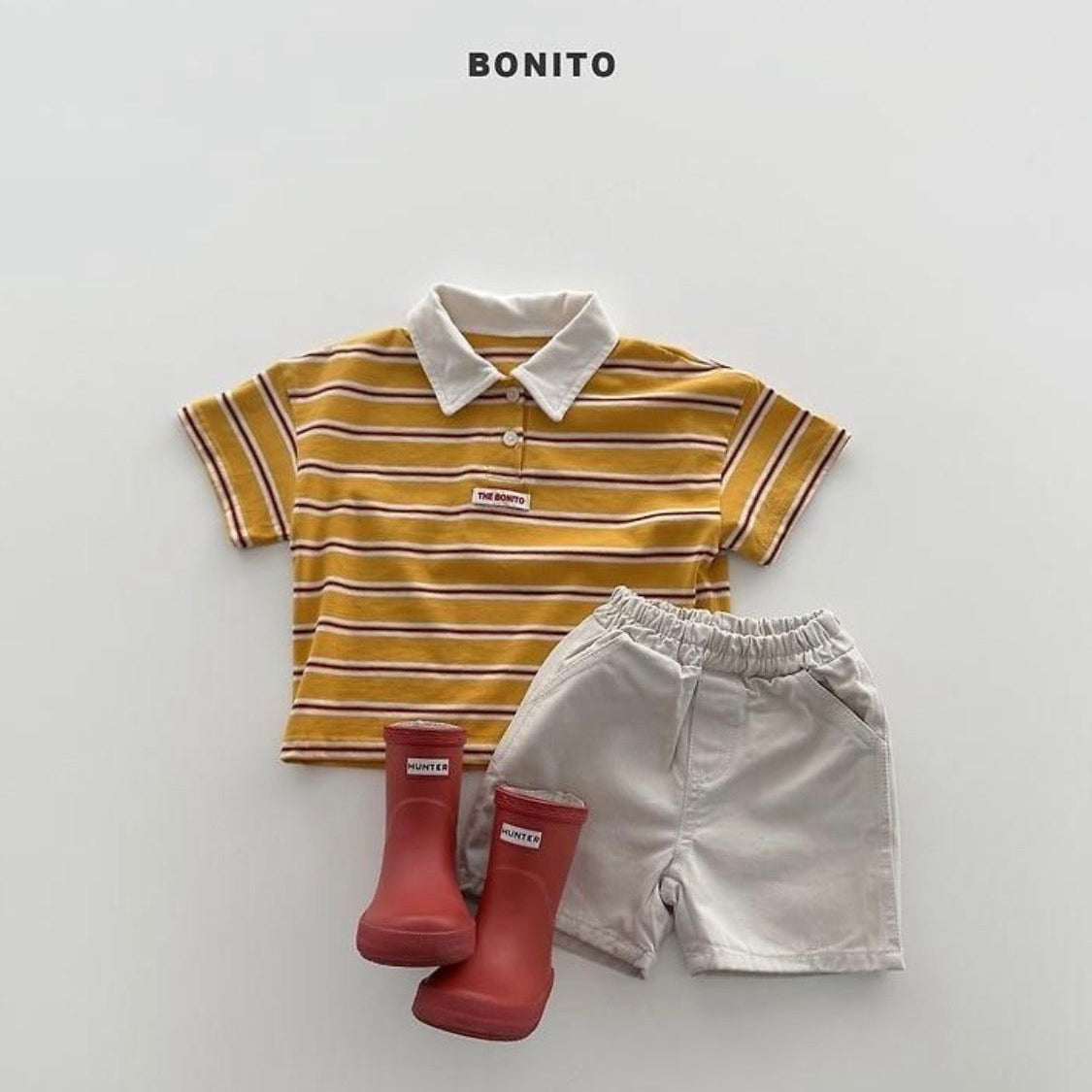 Ciel border polo shirt