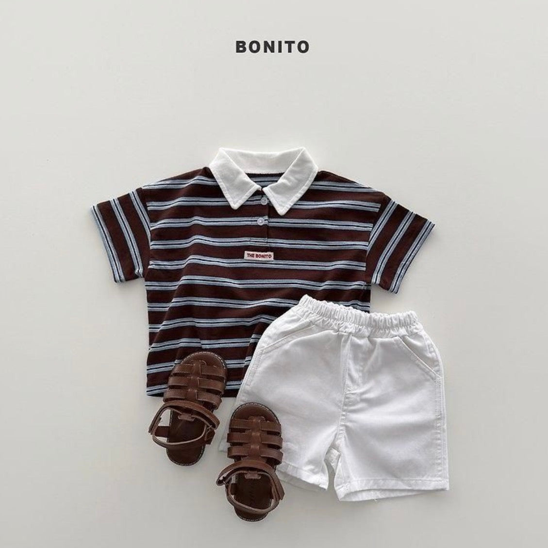 Ciel border polo shirt