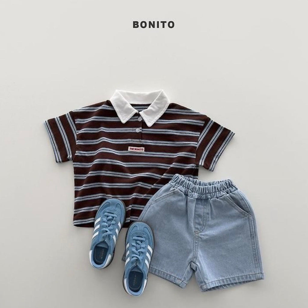 Ciel border polo shirt
