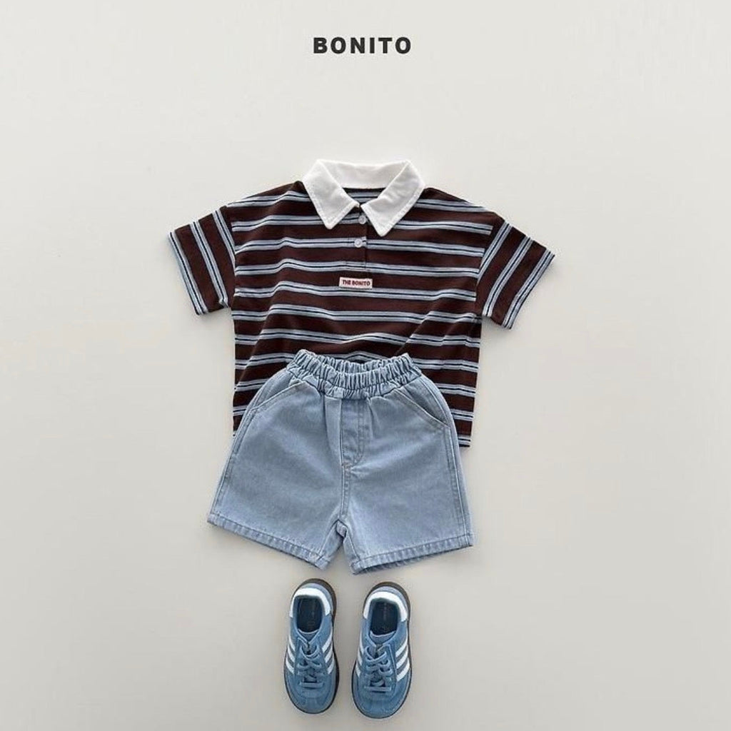 Ciel border polo shirt