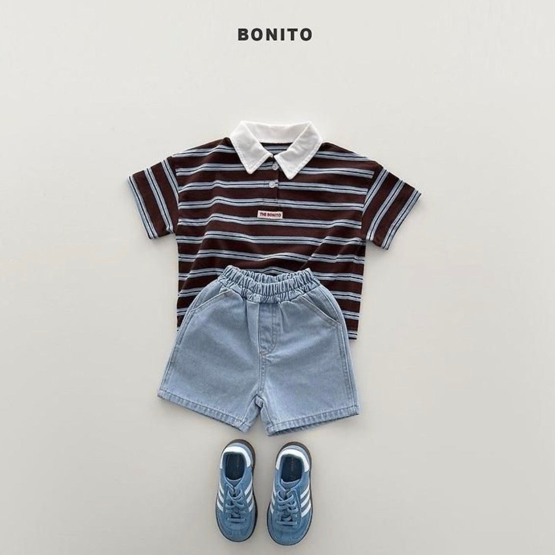 Ciel border polo shirt