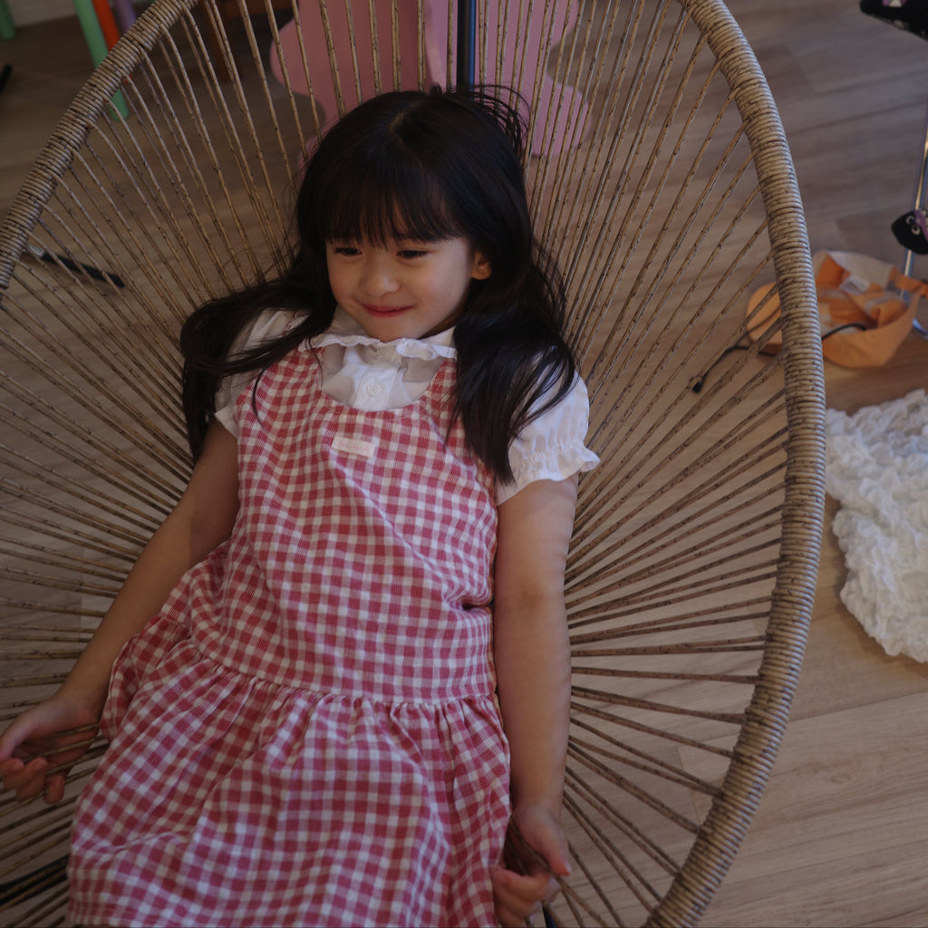 Gingham check dress